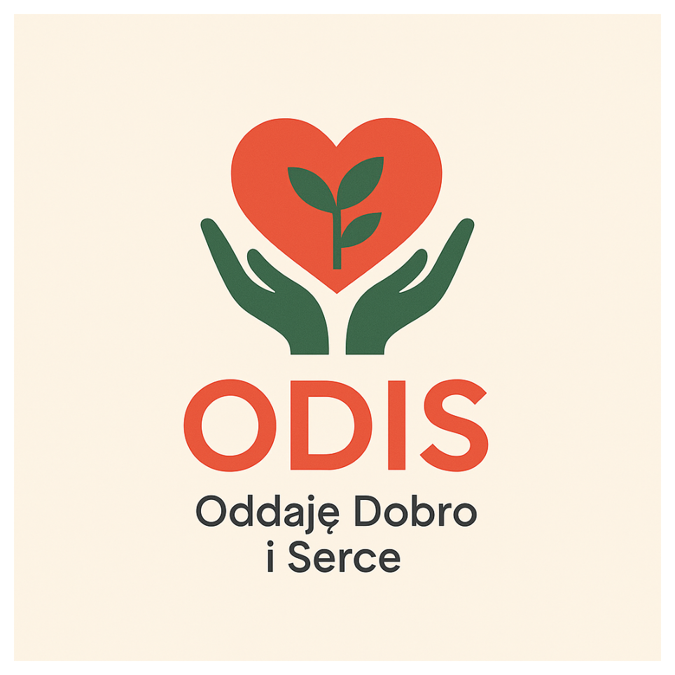 Logo Fundacji ODIS – Oddaję Dobro i Serce